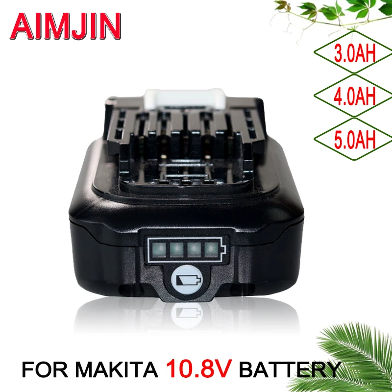 Makita Drill Hp1640 - 10.8V 3000/4000/5000mAh Rechargeable Li-ion Battery for