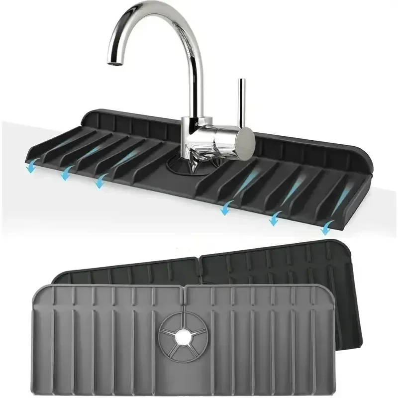 Silicone Tap Washer - Silicone Faucet Mat Dish Soap Sponge