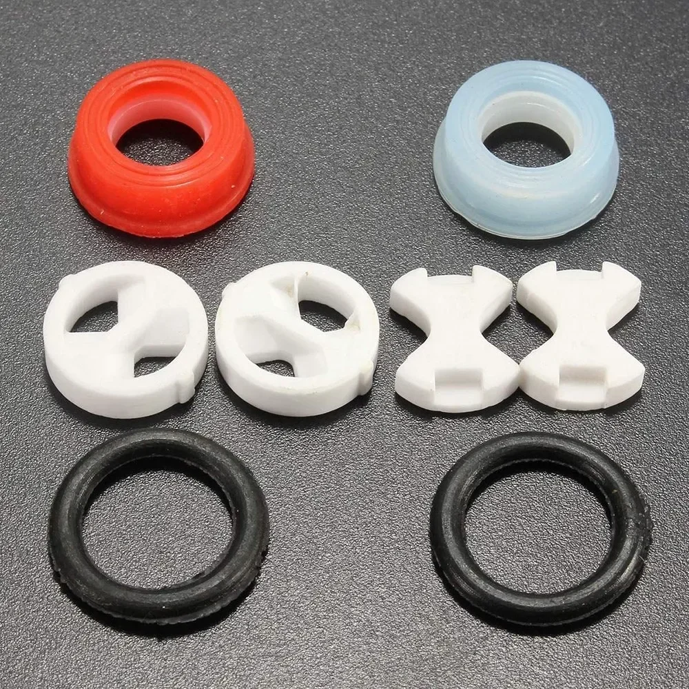 6PCS/set Ceramic Disc Silicon  - Silicone Tap Washer review and price